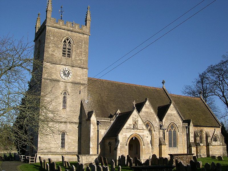 St Martins Church, Bladon, Woodstock, Oxfordshire, England 